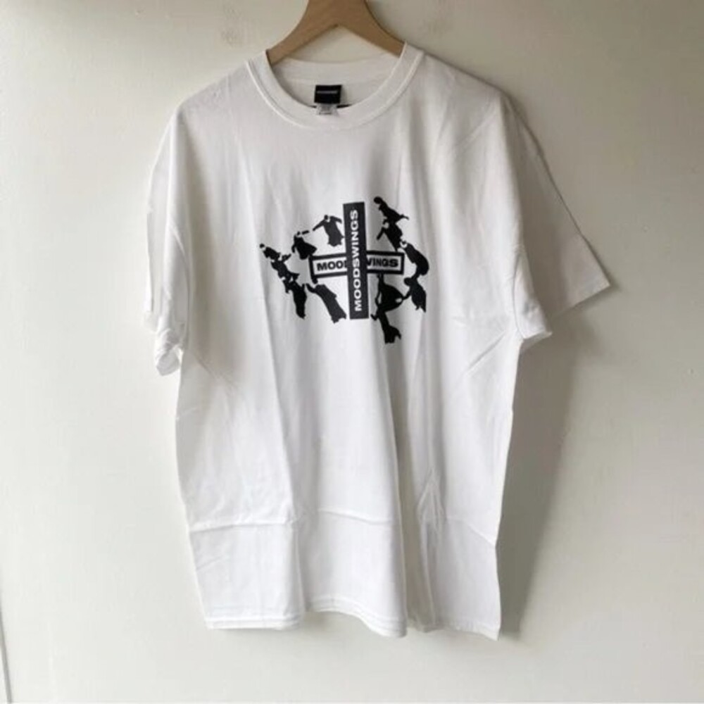 moodswings to end is to begin white t-shirt